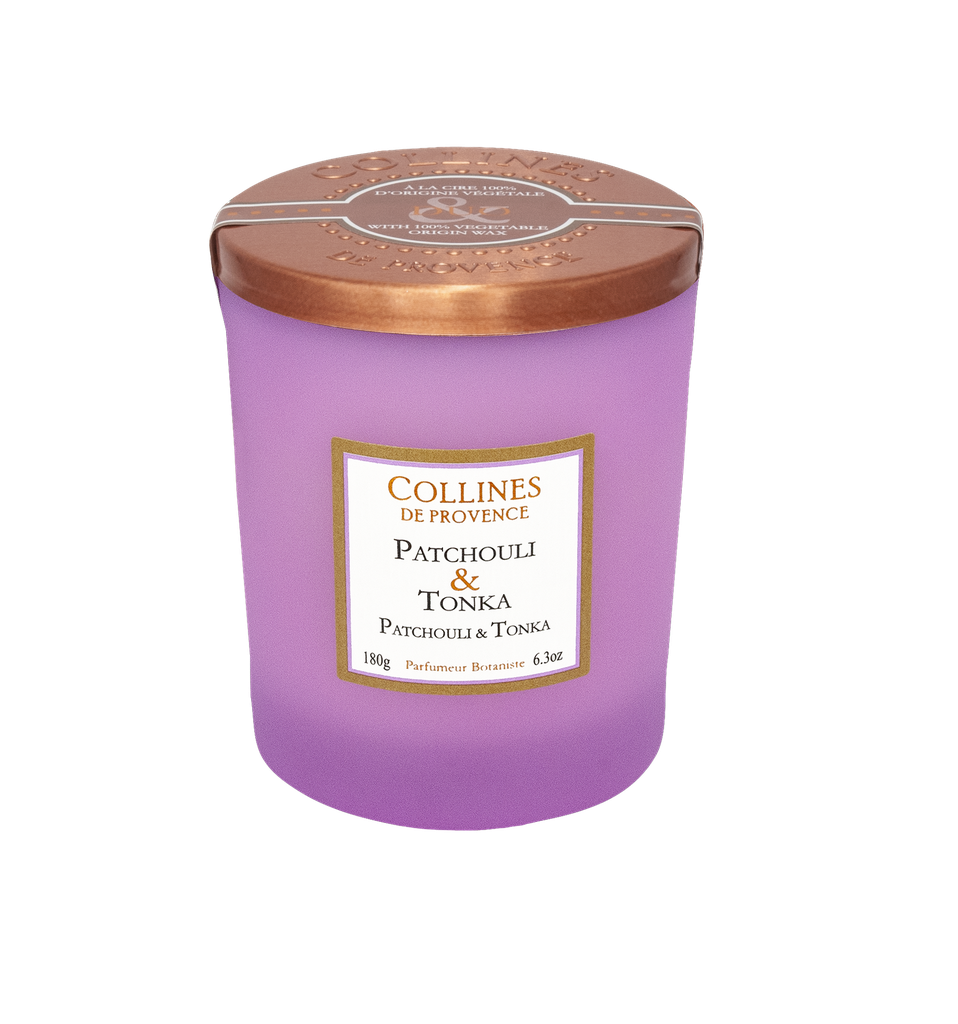 Bougie parfumée 180g - Patchouli et Tonka