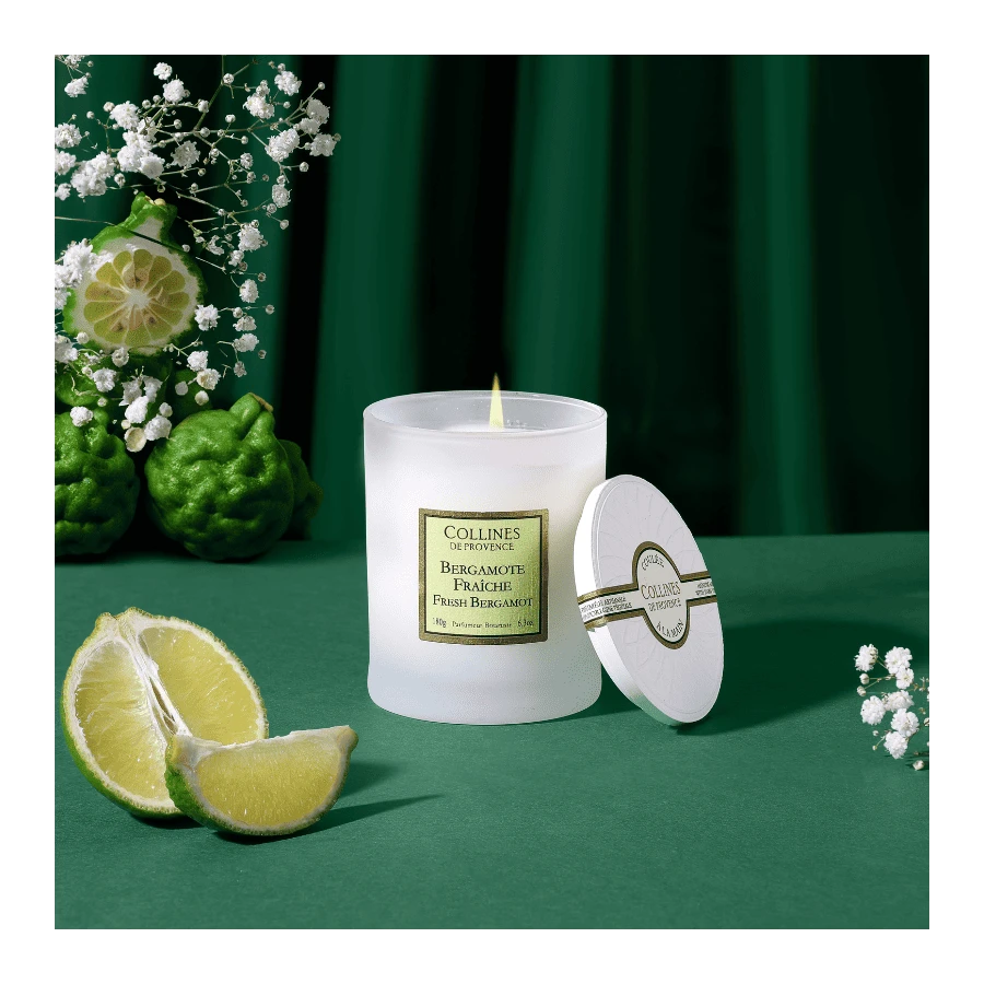 Bougie parfumée 180g - bergamote fraiche