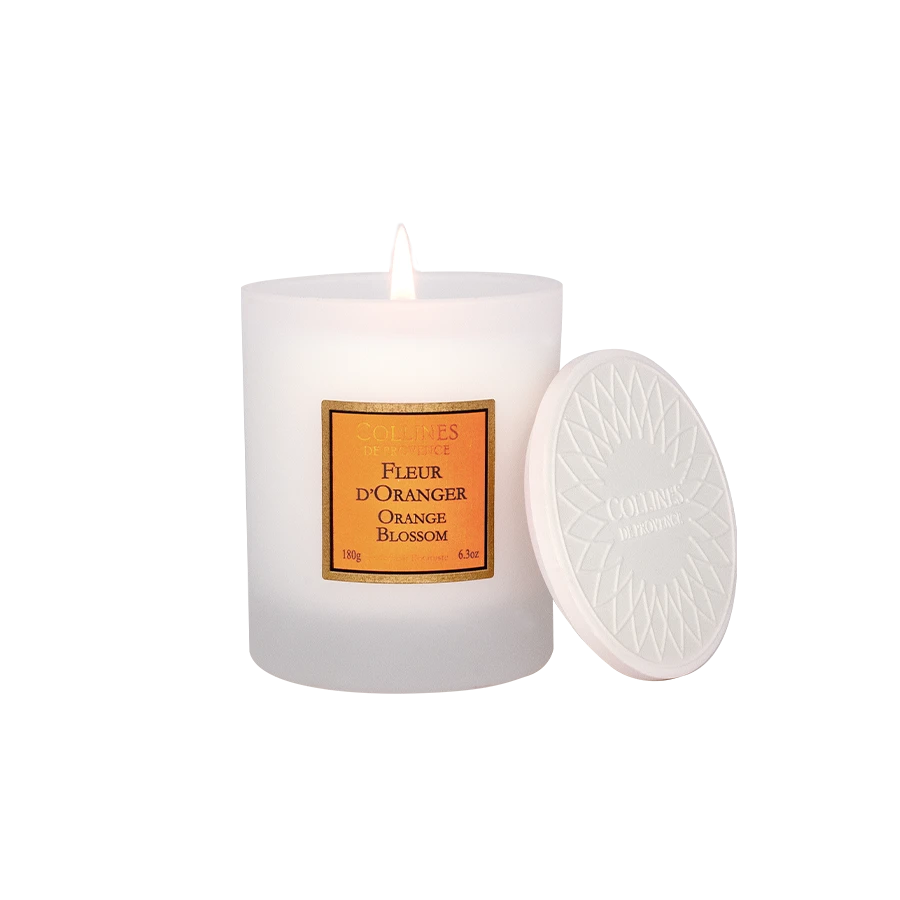 Bougie parfumée 180g - fleur d'oranger