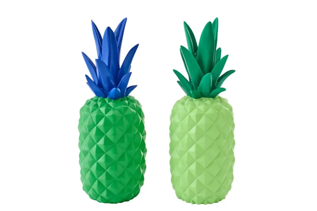 Ananas déco (Vert foncé et bleu)
