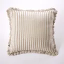 Coussin Romie ficelle - 45x45cm - Gaze de coton