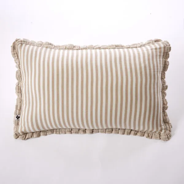 Coussin Romie ficelle - 40x60cm - Gaze de coton