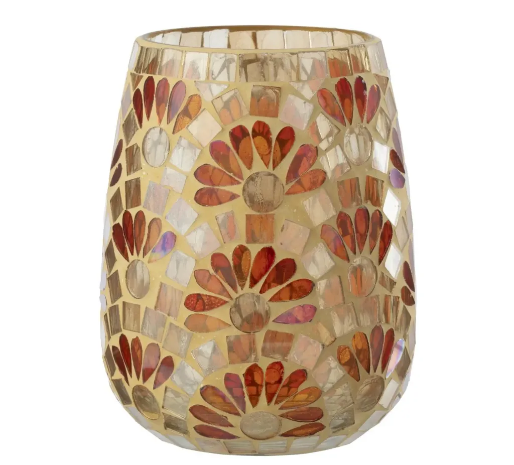 [62791] Photophore L Tons chauds - 12,5x16cm