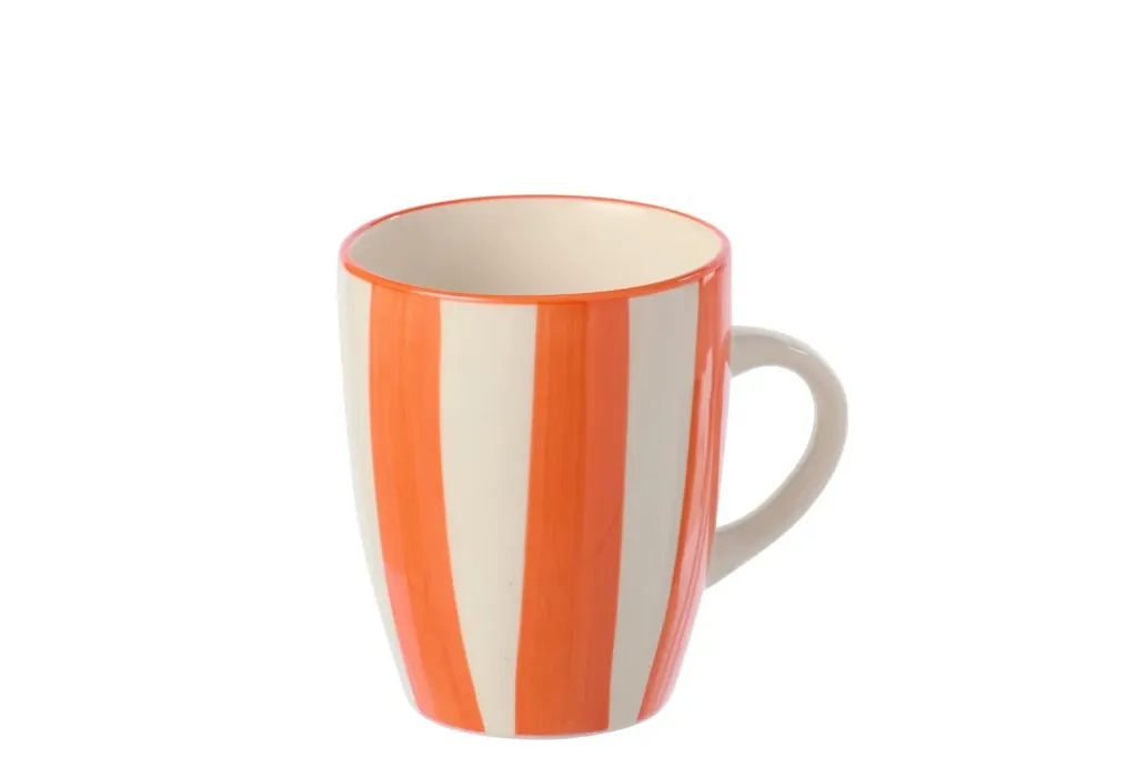 [64346] Mug ligné - Orange