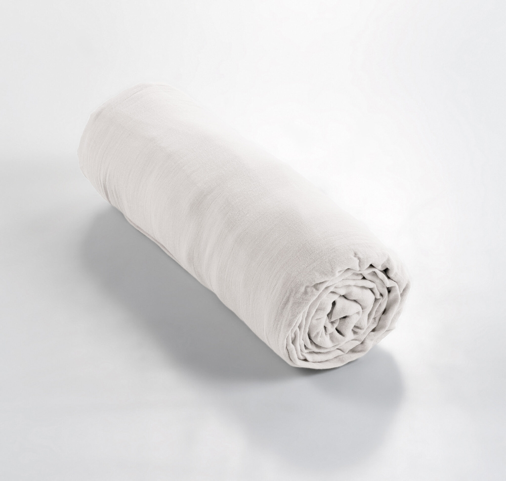 Drap housse Gaïa Chantilly - 180x200cm - Gaze de coton