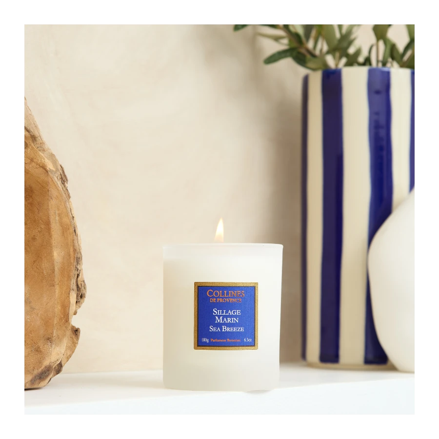 Bougie parfumée 180g - Sillage marin