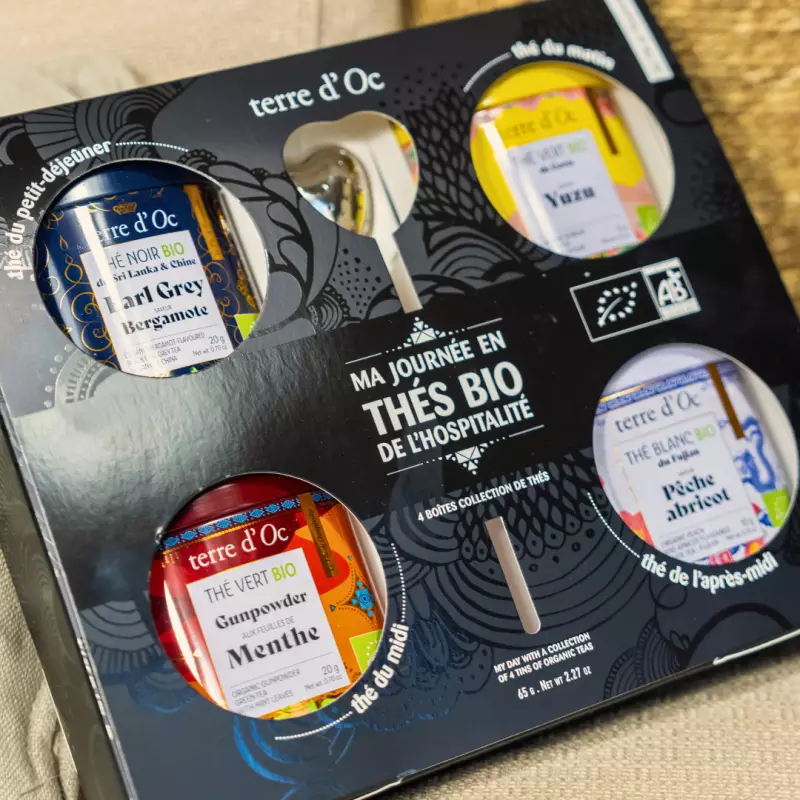 Coffret 4 Thés Journée +filtre