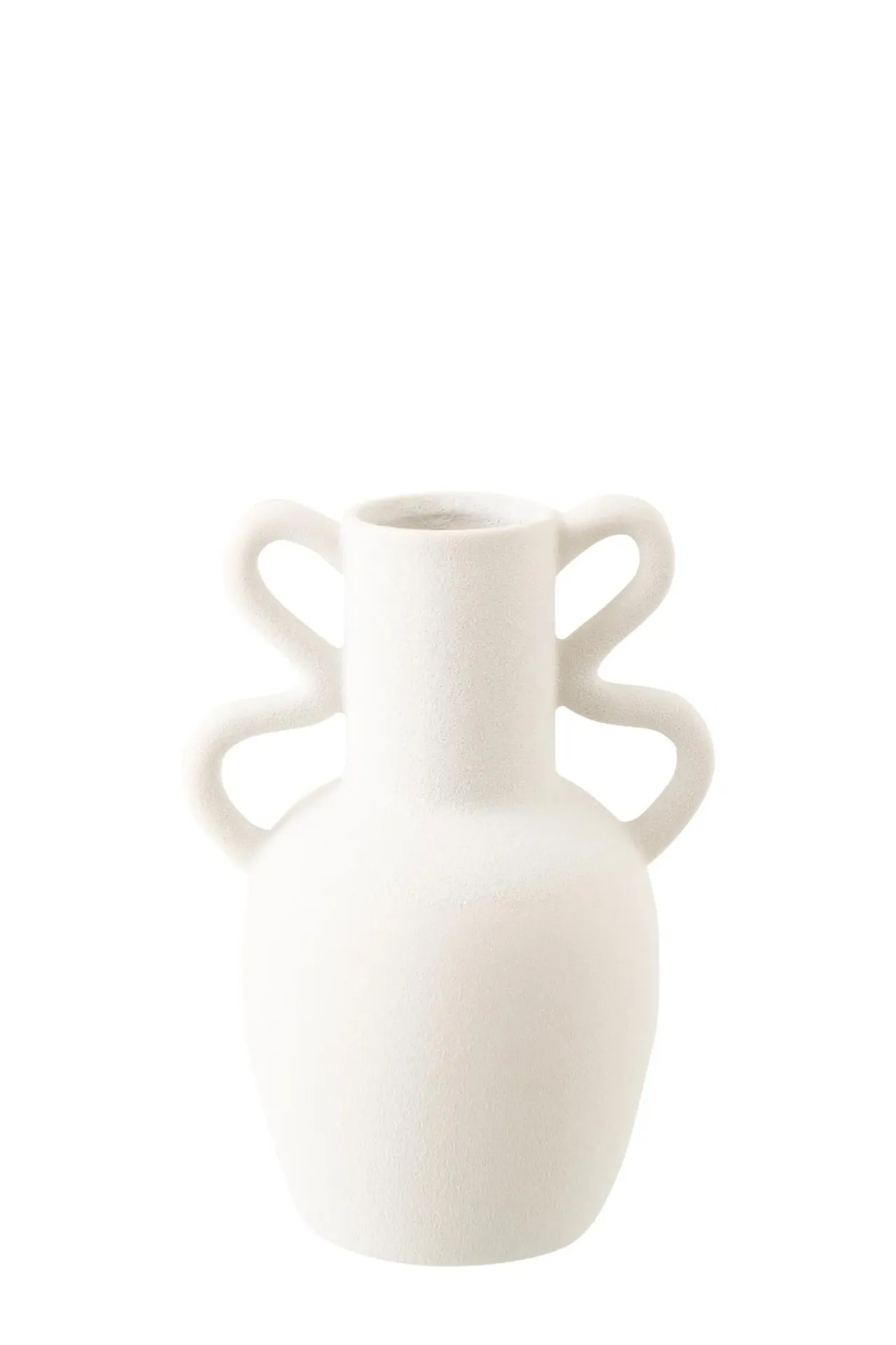 Vase en grès blanc