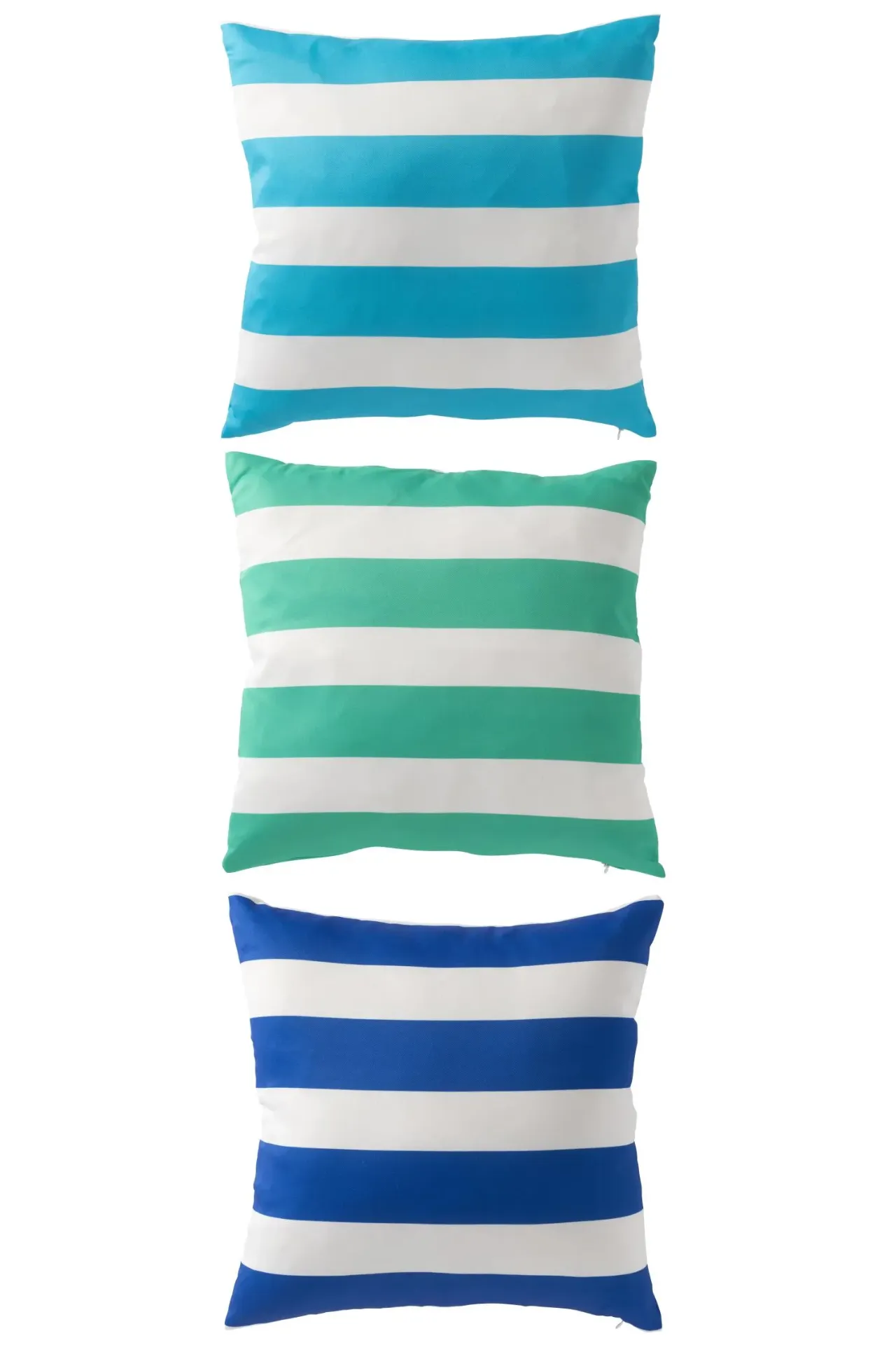 [61539] Coussin de jardin - 45x45cm (bleu/vert)