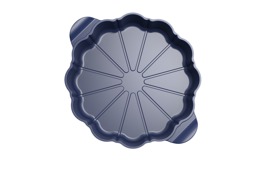 Le formidable plat à tarte - avec couteau - Myrtille
