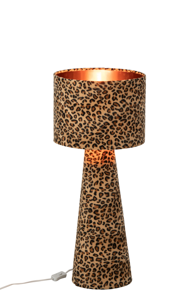 Lampe léopard 70cm