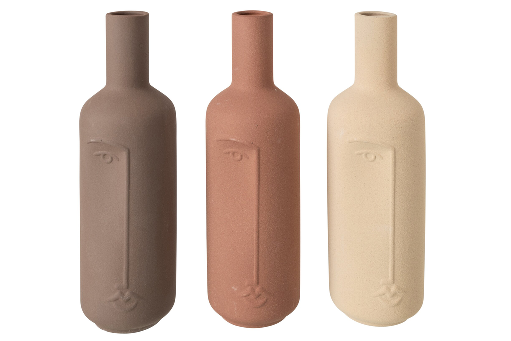Vase visage 10x31cm
