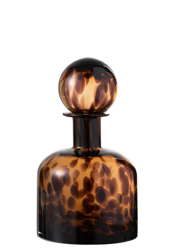 Vase bouteille S Marron (15x25cm)