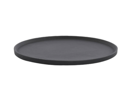 Plateau Ø30x1,5 cm MAES noir