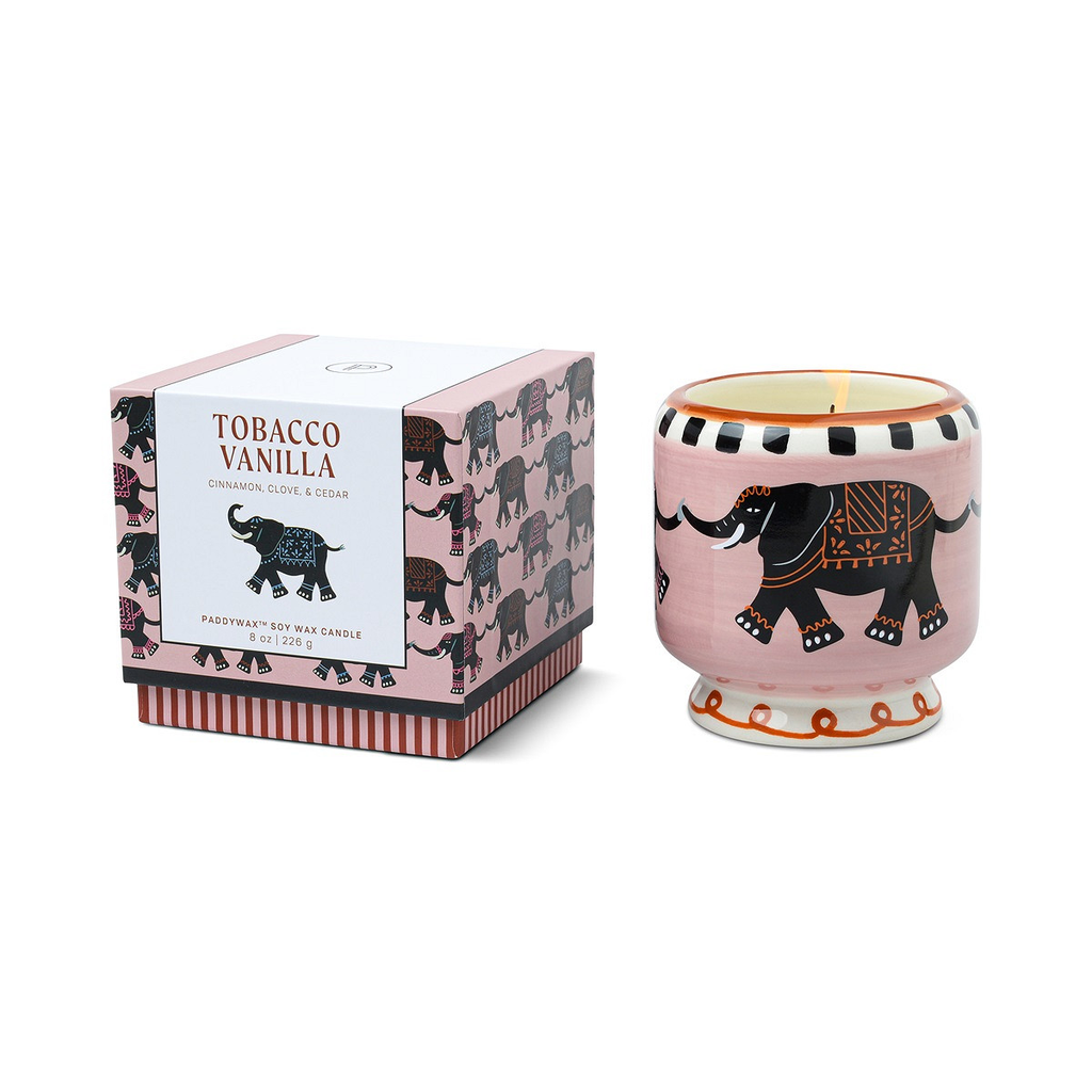 Bougie 226g A Dopo Elephant - Tabac et vanille