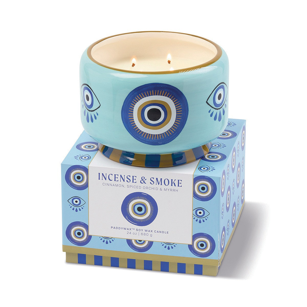 Bougie 680g Eye - Encens & fumé