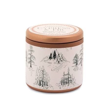 Bougie Cypress & fir 85g - white
