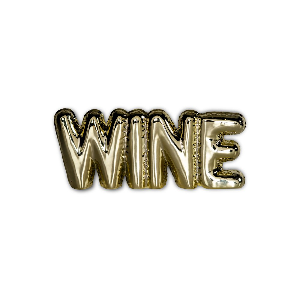 Lettrage effet ballon - Wine
