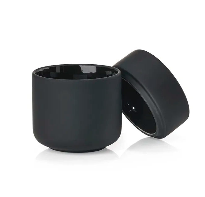 Pot à couvercle UME noir