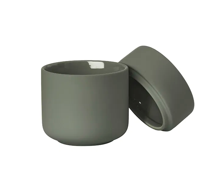Pot à couvercle UME olive green