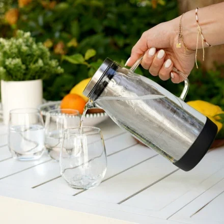 Carafe filtrante de Cookut - Verre et inox 
