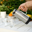 Carafe filtrante de Cookut - Verre et inox 