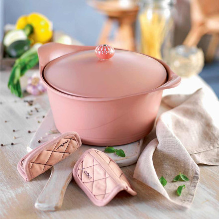 L'incroyable cocotte 24cm - Guimauve