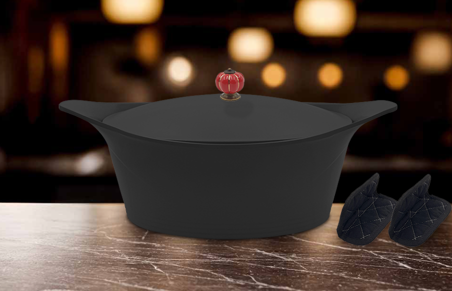 L'incroyable cocotte 33cm - Graphite