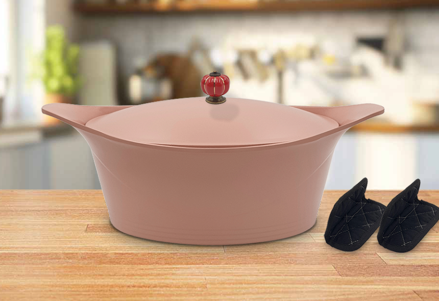 L'incroyable cocotte 33cm - Guimauve