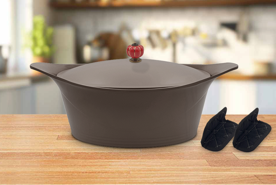 L'incroyable cocotte 33cm - Moka