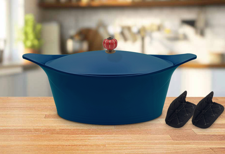 L'incroyable cocotte 33cm - Myrtille