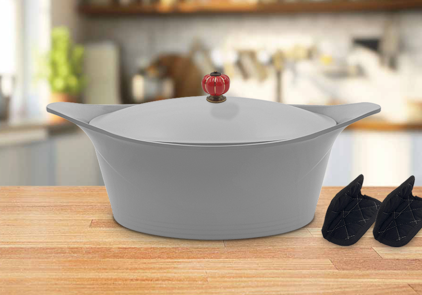 L'incroyable cocotte 33cm - Perle