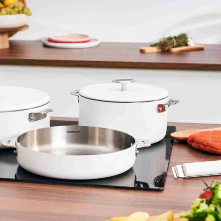 La merveilleuse casserole inox - 20cm - Polaire