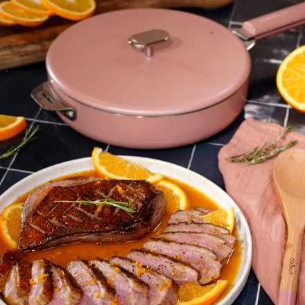 La merveilleuse poele inox 28cm - Guimauve