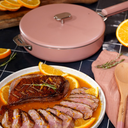 La merveilleuse poele inox 28cm - Guimauve