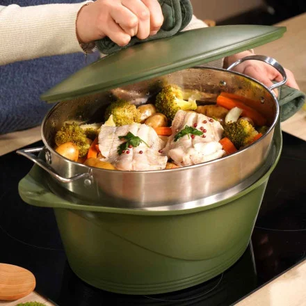 Panier vapeur pour cocotte ovale de 33cm