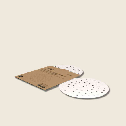 40 Feuilles de cuisson vapeur perforées