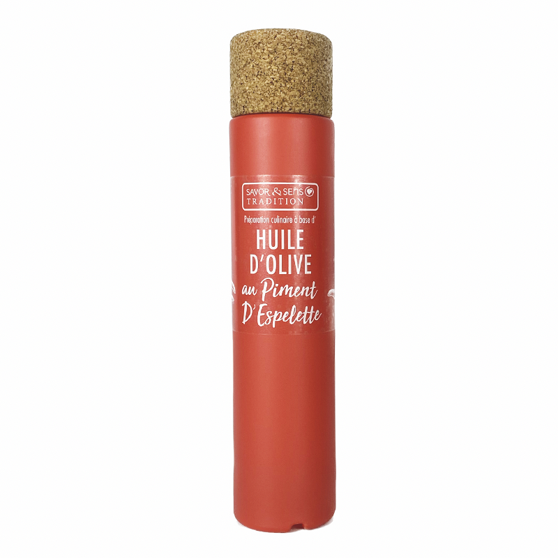 Huile d'olive piment espelette 20cl