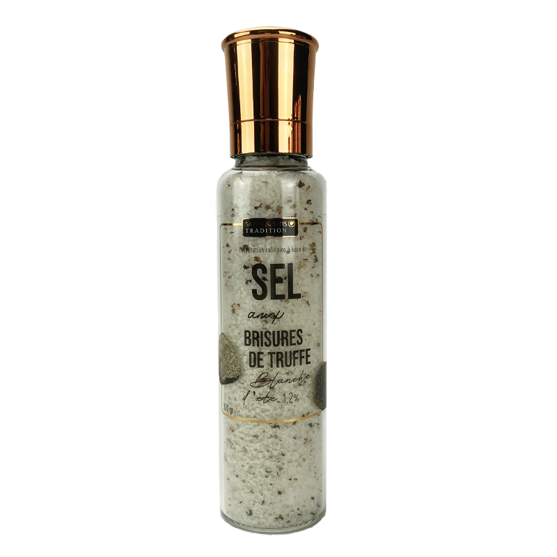 Sel aux brisures de truffe blanche d'été - 380gr