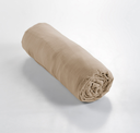 Drap housse Gaïa Ficelle - 160x200cm - Gaze de coton