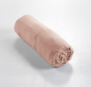 Drap housse Gaïa Guimauve - 160x200cm - Gaze de coton