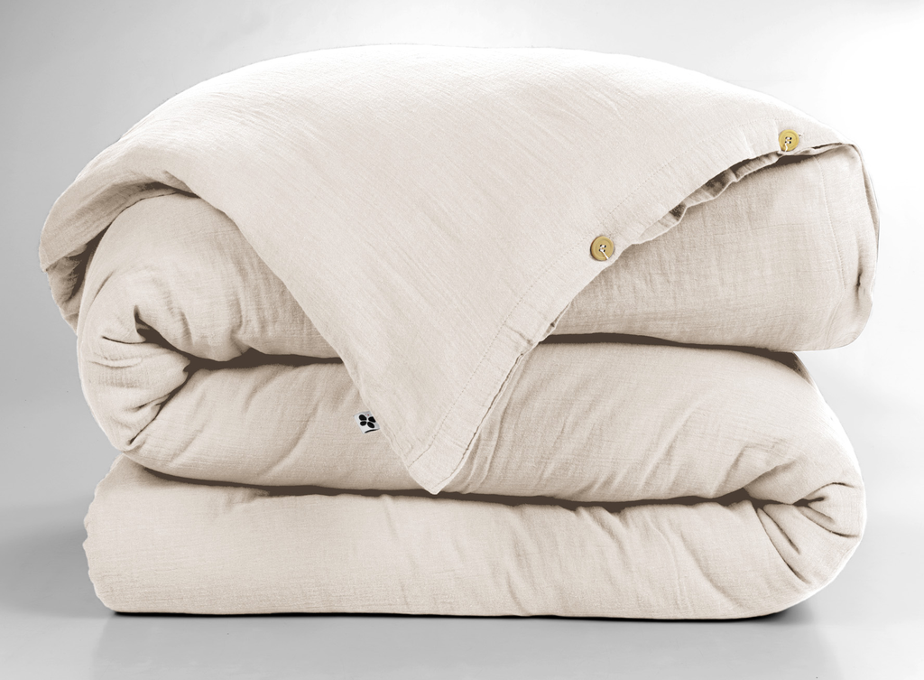 Housse de couette Gaïa Pampa - 240x220cm - Gaze de coton