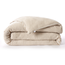 Housse de couette réversible Romie Ficelle - 260x240cm - Gaze de coton