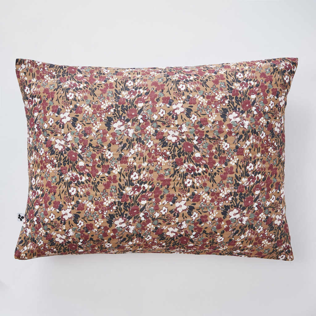 Taie d'oreiller Capucine Camel -  50x70cm