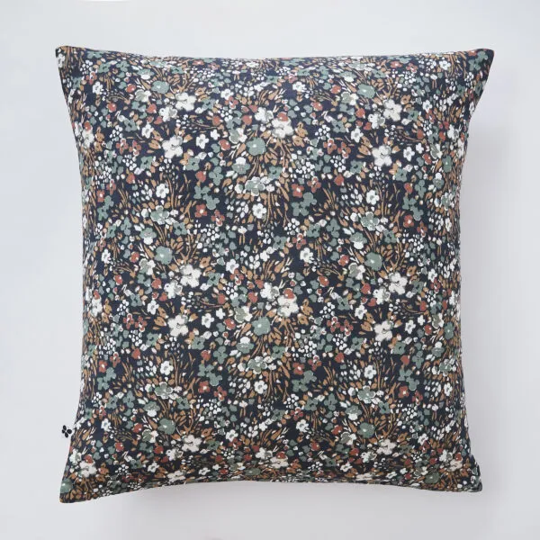 Taie d'oreiller Capucine Minuit - 60x60cm - Gaze de coton