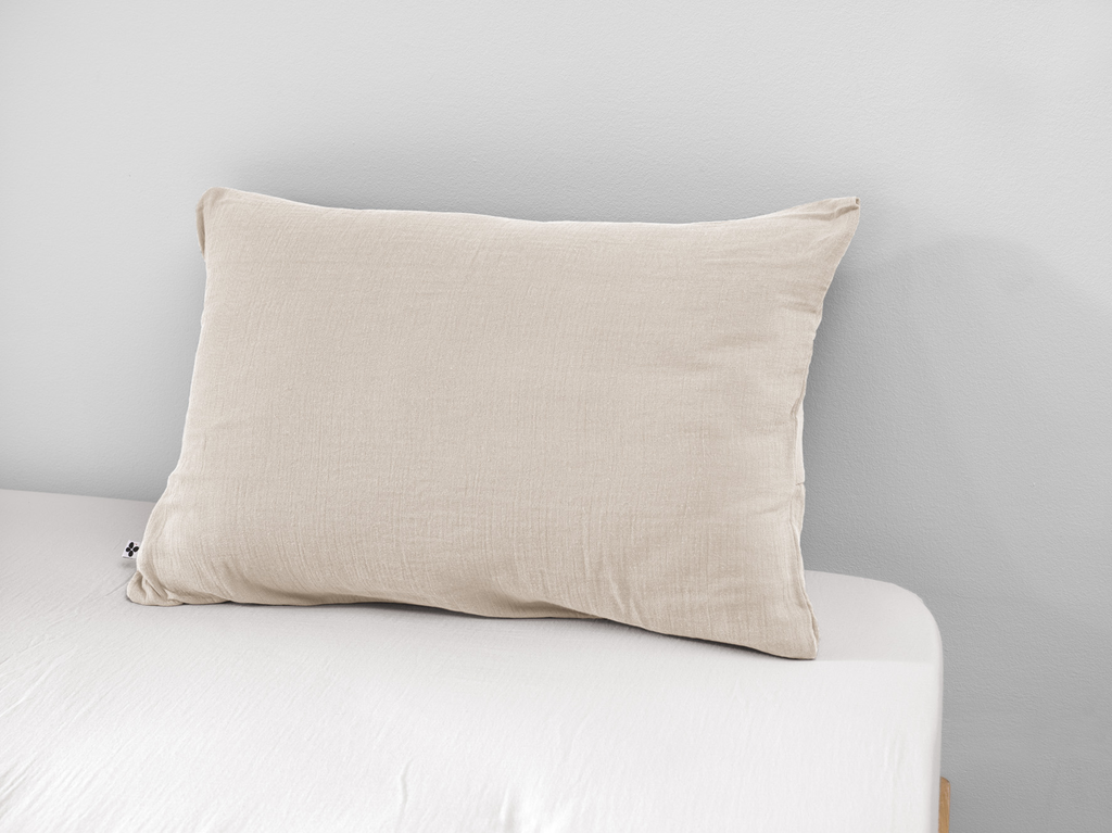 Taie d'oreiller Gaïa Pampa - 50x70cm - Gaze de coton