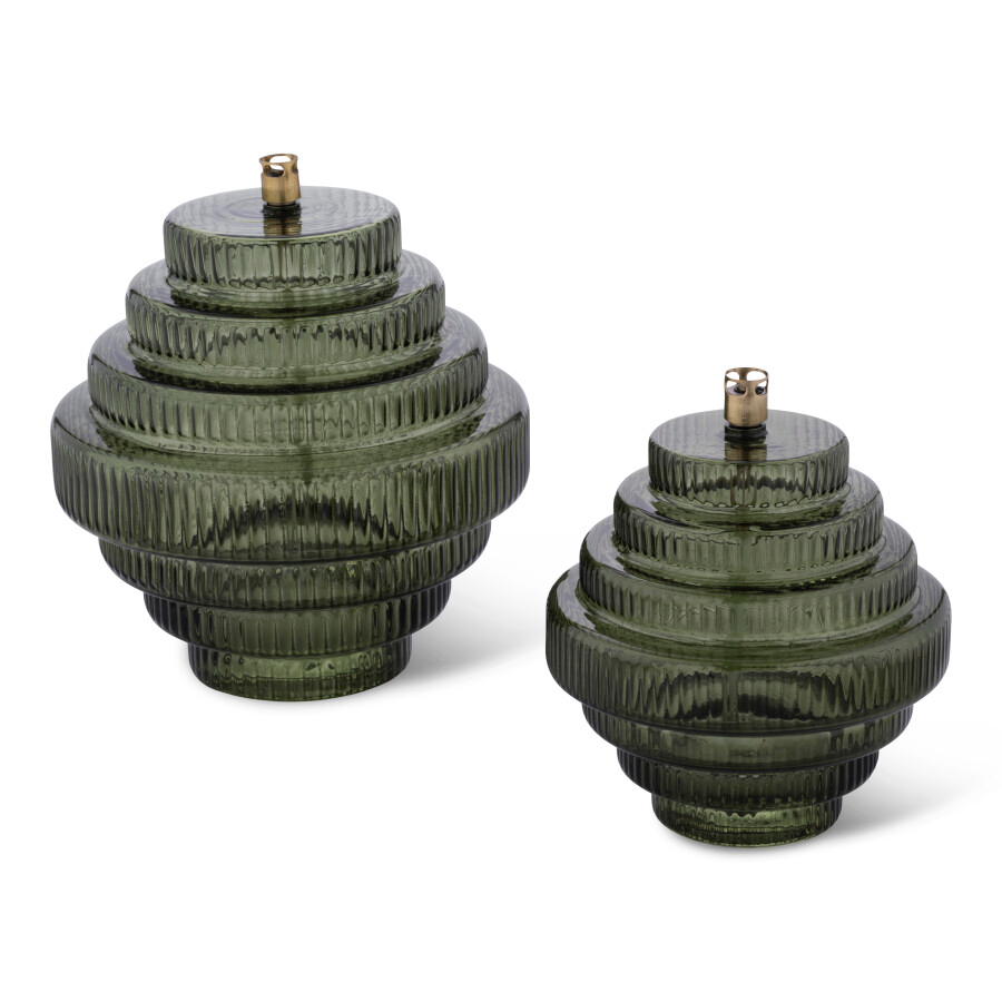 [1303] Lampe à huile Twin - Vert (M)