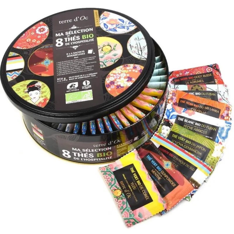 Coffret de thés de l'hospitalité - 48 sachets