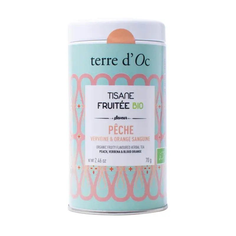 Tisane peche verveine orange 70g